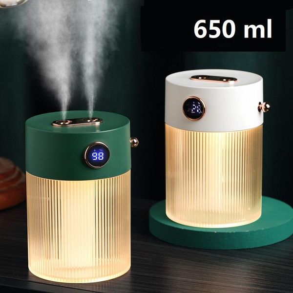 humidifiers air humidifier 650 ml double nozzle cool mist aroma diffuser with led light heavy fog ultrasonic usb humidificador
humidifiers air humidifier 650 ml double nozzle cool mist aroma diffuser with led light heavy fog ultrasonic usb humidificador