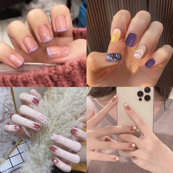 false nails love heart pattern 24pcs/box flower designed artificial tips art short decoration press on fake 2021, Red;gold
false nails love heart pattern 24pcs/box flower designed artificial tips art short decoration press on fake 2021, Red;gold