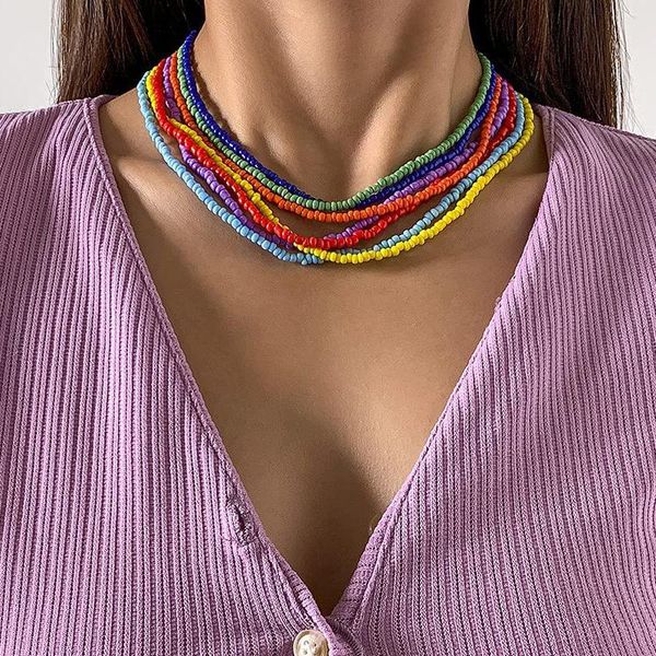 chokers bohemian seed bead necklaces adjustable choker colorful summer hawaii tiny beaded boho handmade jewelry for women girls, Golden;silver
chokers bohemian seed bead necklaces adjustable choker colorful summer hawaii tiny beaded boho handmade jewelry for women girls, Golden;silver