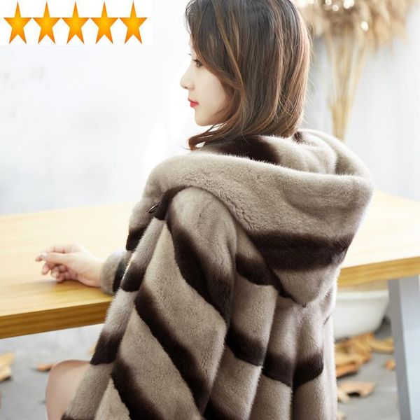 women's fur & faux mink 2021 imitation coat women hooded winter jacket korean autumn coats manteau fourrure femme, Black
women's fur & faux mink 2021 imitation coat women hooded winter jacket korean autumn coats manteau fourrure femme, Black