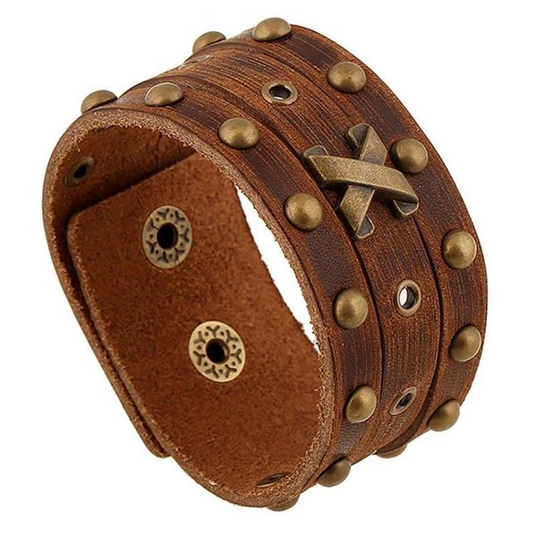 charm bracelets trendy cuff wristband faux leather studded bangle unique rivet punk bracelet adjustable jewelry accessories, Golden;silver
charm bracelets trendy cuff wristband faux leather studded bangle unique rivet punk bracelet adjustable jewelry accessories, Golden;silver