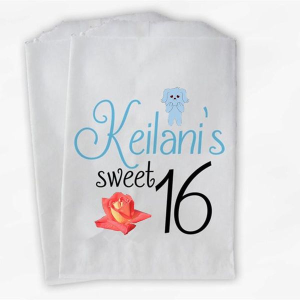 gift wrap customized sweet 16th birthday personalized candy buffet bag - light red rose paper
gift wrap customized sweet 16th birthday personalized candy buffet bag - light red rose paper
