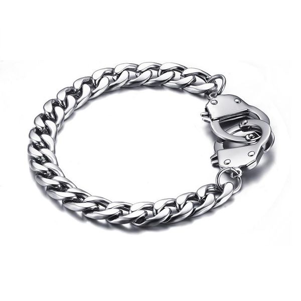 link, chain men hip-hop handcuff buckle titanium bracelet cool black gray gold color stainless steel
link, chain men hip-hop handcuff buckle titanium bracelet cool black gray gold color stainless steel