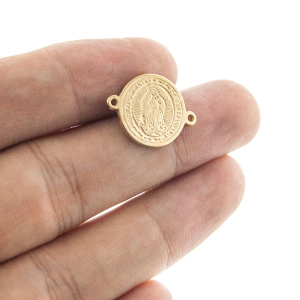 100% stainless steel virgin mary charm connector for jewelry making gold/silver color metal 2 hole virgen maria charms 10pcs, Bronze;silver
100% stainless steel virgin mary charm connector for jewelry making gold/silver color metal 2 hole virgen maria charms 10pcs, Bronze;silver