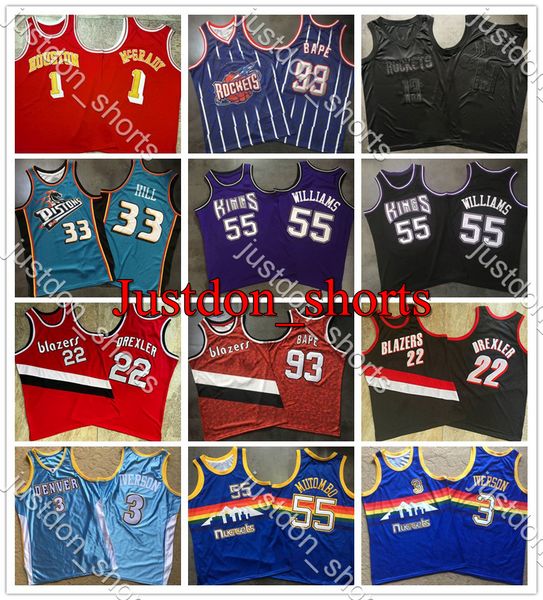 men retro iverson mutombo mcgrady drexler mitchell & ness secret embroidery hardwoods classics basketball jerseys shirts camisetas, Black;red
men retro iverson mutombo mcgrady drexler mitchell & ness secret embroidery hardwoods classics basketball jerseys shirts camisetas, Black;red