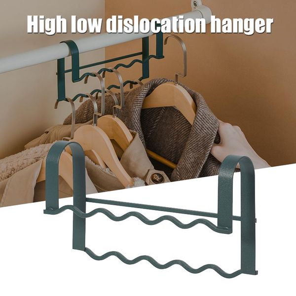 mini wavy wrought iron clothes rack hanger high and low dislocation space saving storage for bedroom cabinet ds99 hangers & racks
mini wavy wrought iron clothes rack hanger high and low dislocation space saving storage for bedroom cabinet ds99 hangers & racks