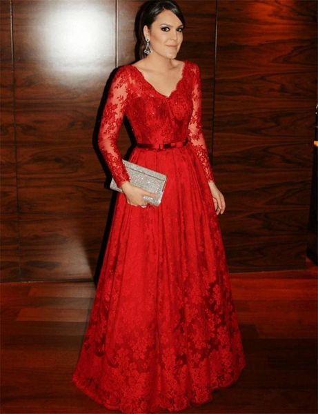 party dresses red lace prom gown v neck long sleeves a-line floor length women formal evening dress, White;black
party dresses red lace prom gown v neck long sleeves a-line floor length women formal evening dress, White;black
