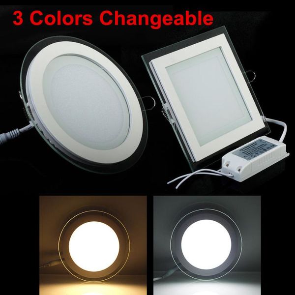 downlights 3 color change glass led panel light ceiling recessed ac85-265v downlight 6w 9w 12w 18w 24w bathroom lighting
downlights 3 color change glass led panel light ceiling recessed ac85-265v downlight 6w 9w 12w 18w 24w bathroom lighting