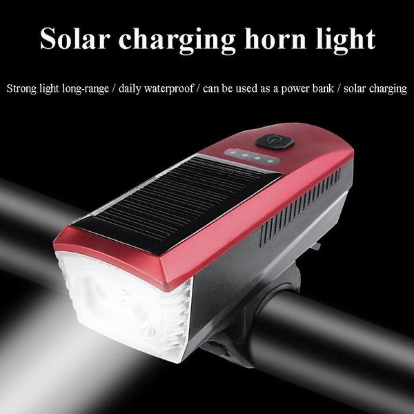 bicycle solar horn light front bike bell speaker power bank t6 lamp beads 2000 mah headlamp 350 lumens lights
bicycle solar horn light front bike bell speaker power bank t6 lamp beads 2000 mah headlamp 350 lumens lights
