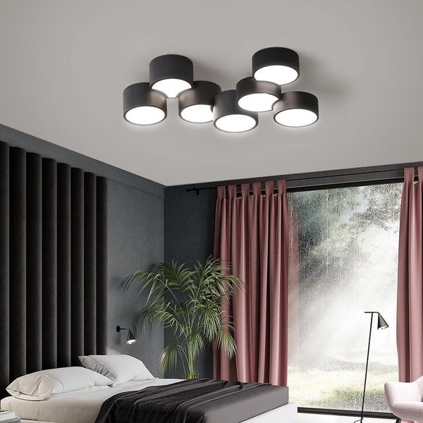 black / white led ceiling light study living room bedroom indoor lamp modern nordic creative fixture with remote control lights
black / white led ceiling light study living room bedroom indoor lamp modern nordic creative fixture with remote control lights