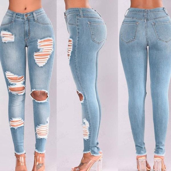 women's jeans ripped autumn 2021 fashion women slim fit stretch high waisted pencil washed denim light blue pants
women's jeans ripped autumn 2021 fashion women slim fit stretch high waisted pencil washed denim light blue pants