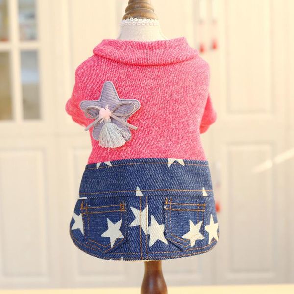 dog apparel autumn and winter est clothes with stars printed denim skirt red color two feet clothing dress for small
dog apparel autumn and winter est clothes with stars printed denim skirt red color two feet clothing dress for small