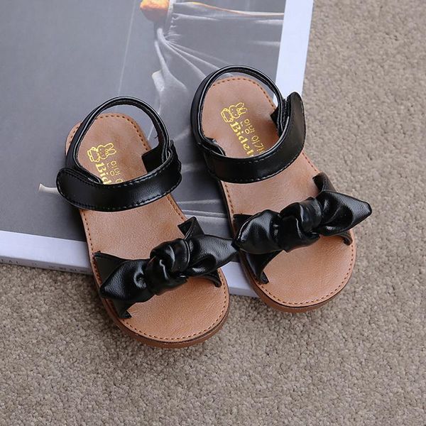 sandals litthing butterfly-knot non-slip soft kid toddler baby shoes open toe beach korean little children's girls princess, Black;red
sandals litthing butterfly-knot non-slip soft kid toddler baby shoes open toe beach korean little children's girls princess, Black;red