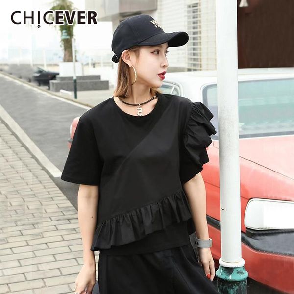 elegant t shirt for women o neck short sleeve patchwork ruffles designer loose high street shirts female 2021 clothes women's t-shirt, White
elegant t shirt for women o neck short sleeve patchwork ruffles designer loose high street shirts female 2021 clothes women's t-shirt, White
