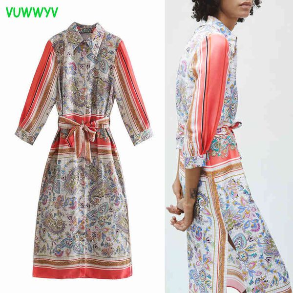 vuwwyv chic bohemian print shirt dress women vintage buttons collar party midi woman long sleeve bow belt vestidos 210430, Black;gray
vuwwyv chic bohemian print shirt dress women vintage buttons collar party midi woman long sleeve bow belt vestidos 210430, Black;gray