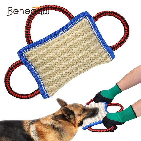 dog toys & chews benepaw durable linen interactive 3 nylon handles training pet bite pillow puppy tug toy for small medium large dogs
dog toys & chews benepaw durable linen interactive 3 nylon handles training pet bite pillow puppy tug toy for small medium large dogs