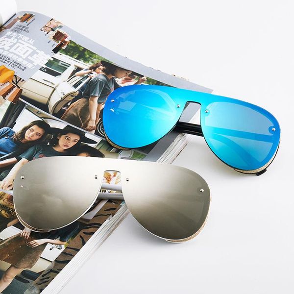 sunglasses brand women trendy luxury for oversize cool glasses men shades, White;black
sunglasses brand women trendy luxury for oversize cool glasses men shades, White;black