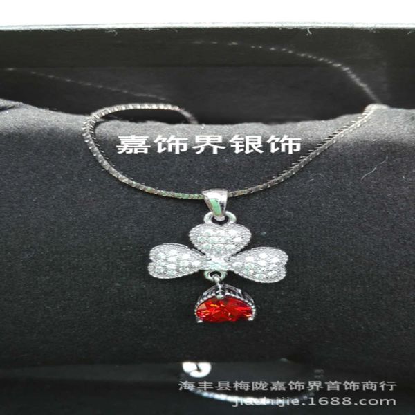 japanese korean first jewelry 925 silver pendant with four leaf grass inlaid diamond pendant necklace and clavicle necklace, Black
japanese korean first jewelry 925 silver pendant with four leaf grass inlaid diamond pendant necklace and clavicle necklace, Black
