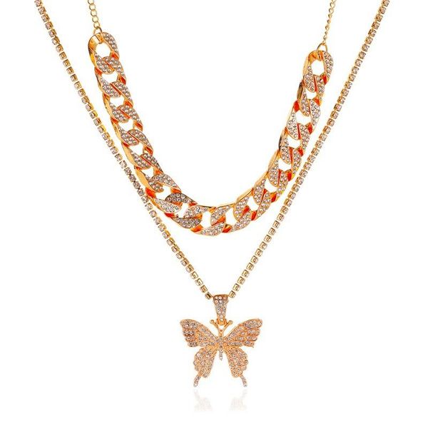 pendant necklaces 2021 style necklace punk butterfly set for women link chain choker fashion jewelry, Silver
pendant necklaces 2021 style necklace punk butterfly set for women link chain choker fashion jewelry, Silver