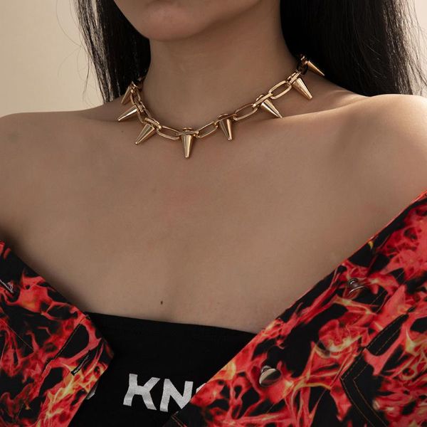 chokers rivets punk goth handmade material choker necklace gold silver black color spike rivet rock gothic, Golden;silver
chokers rivets punk goth handmade material choker necklace gold silver black color spike rivet rock gothic, Golden;silver