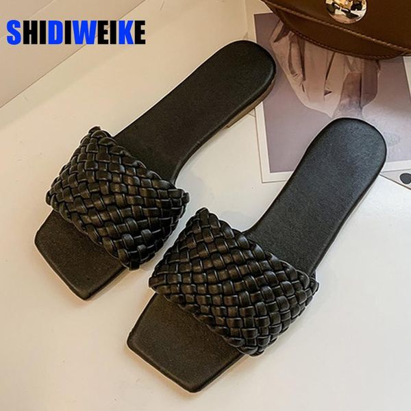 fashion temperament braided charm open-toe flat slippers set foot vacation beach sandals casual flip flops women shoes, Black
fashion temperament braided charm open-toe flat slippers set foot vacation beach sandals casual flip flops women shoes, Black