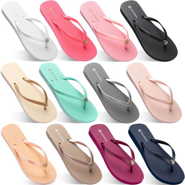 2021 summer flip flops women flat with seaside glazed blue beach slippers non-slip sand gray gold white foreign trade, Black
2021 summer flip flops women flat with seaside glazed blue beach slippers non-slip sand gray gold white foreign trade, Black