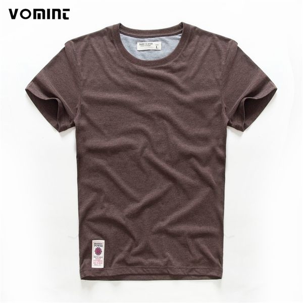 vomint new short sleeve men solid t-shirt o-neck soft solid cotton elastic breathable men half-sleeved t-shirt 4 color 210324, White;black
vomint new short sleeve men solid t-shirt o-neck soft solid cotton elastic breathable men half-sleeved t-shirt 4 color 210324, White;black