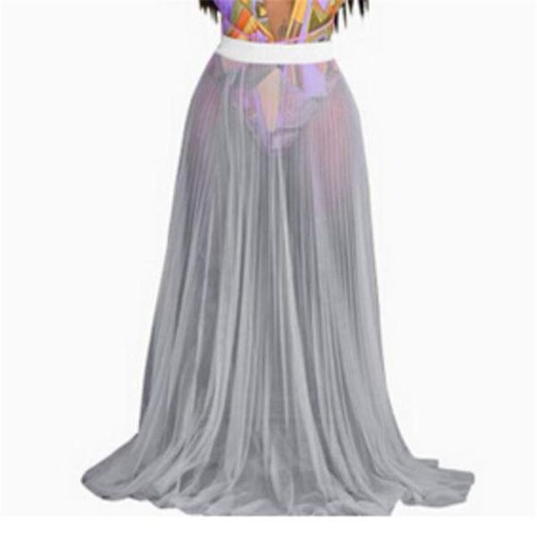 women swimwear bikini cover up sheer beach wrap long skirt dress bathing swimsuit women's, White;black
women swimwear bikini cover up sheer beach wrap long skirt dress bathing swimsuit women's, White;black