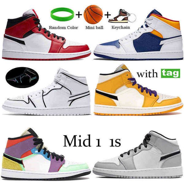 mid 1 1s basketball shoes chicago toe royal blue laser orange iridescent reflective white se multi-color usa notebook men running sneakers
mid 1 1s basketball shoes chicago toe royal blue laser orange iridescent reflective white se multi-color usa notebook men running sneakers