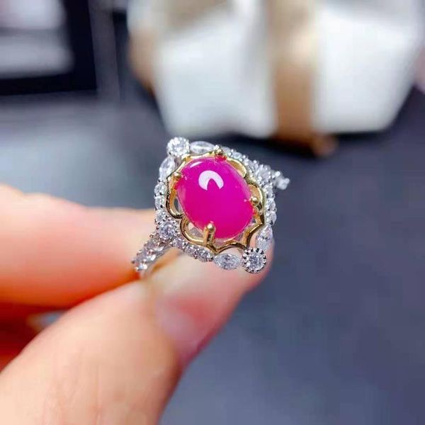 cluster rings natural ruby real 925 sterling silver gemstone ring fine fashion charming wedding jewelry for women meibapjfs, Golden;silver
cluster rings natural ruby real 925 sterling silver gemstone ring fine fashion charming wedding jewelry for women meibapjfs, Golden;silver