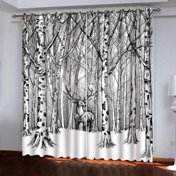 curtain & drapes po grey forest curtains 3d window for living room bedroom customized size stereoscopic
curtain & drapes po grey forest curtains 3d window for living room bedroom customized size stereoscopic