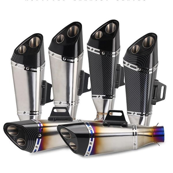 exhaust pipe uniersal motorcycle modified r15 v3 double-mouth small taper rc390 mt03 z250
exhaust pipe uniersal motorcycle modified r15 v3 double-mouth small taper rc390 mt03 z250