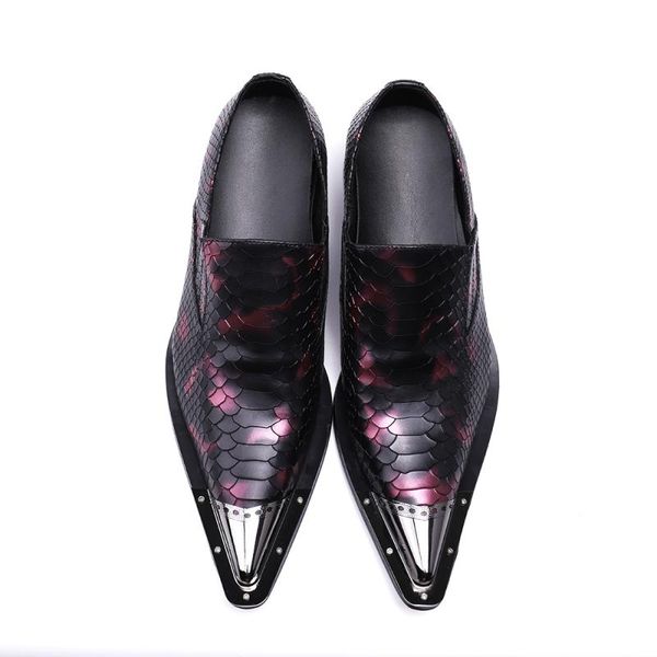 iron pointed toe men genuine leather shoes fashion fish pattern shoes for men dress business oxford shoes zapatoz de hombre, Black
iron pointed toe men genuine leather shoes fashion fish pattern shoes for men dress business oxford shoes zapatoz de hombre, Black