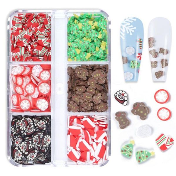 nail art decorations 6 grid boxed candy color decoration soft pottery diy winter manicure tool for christmas festive ornaments, Silver;gold
nail art decorations 6 grid boxed candy color decoration soft pottery diy winter manicure tool for christmas festive ornaments, Silver;gold