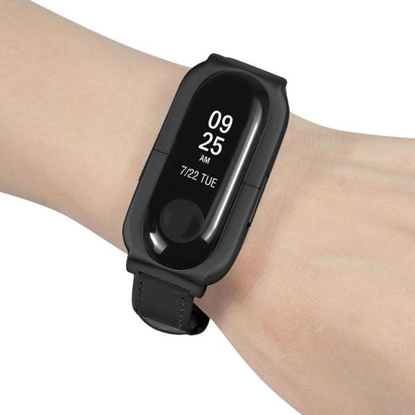 watch bands smart band, leather adjustable replacement band for 3, Black;brown