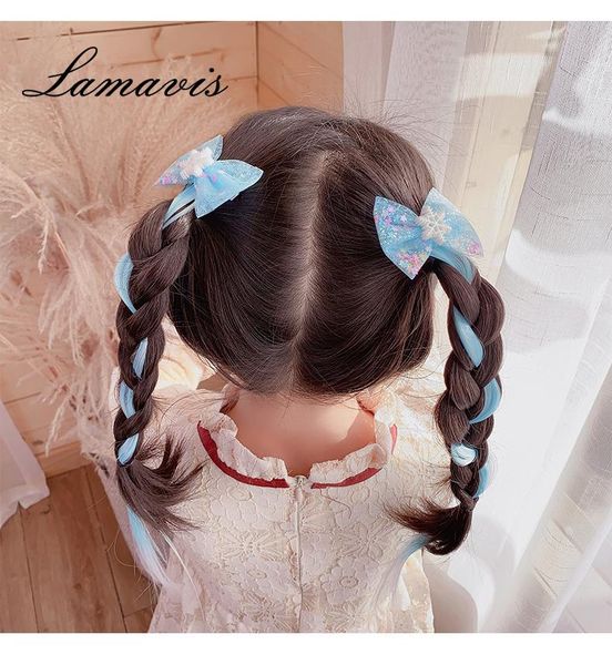 children's wig braids curly hair styles many little girls princess accessories cute hairpin, Slivery;white
children's wig braids curly hair styles many little girls princess accessories cute hairpin, Slivery;white