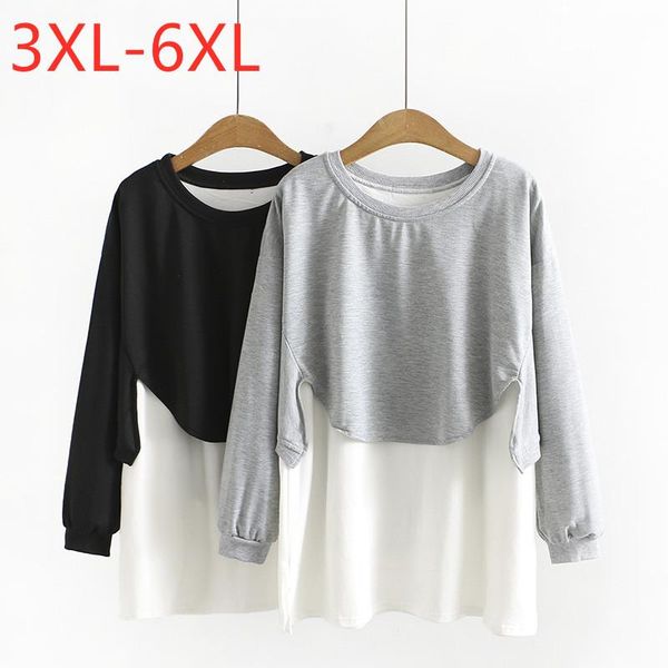 plus size t-shirt 2021 ladies spring autumn for women large long sleeve slim elastic cotton black gray 3xl 4xl 5xl 6xl
plus size t-shirt 2021 ladies spring autumn for women large long sleeve slim elastic cotton black gray 3xl 4xl 5xl 6xl