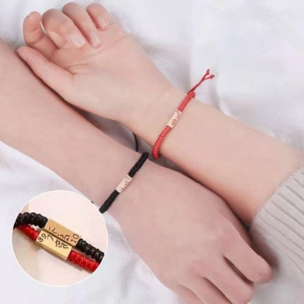 lucky red line adjustable text bracelet for couples with chinese charm makes a great birthday gift bracelets, Golden;silver
lucky red line adjustable text bracelet for couples with chinese charm makes a great birthday gift bracelets, Golden;silver