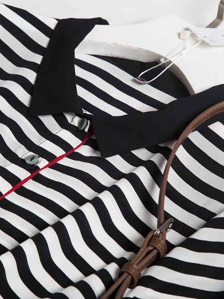 dress high level comfortable stripe mulberry lapel polo collar t-shirt silk women 2021 fashion, Black;gray
dress high level comfortable stripe mulberry lapel polo collar t-shirt silk women 2021 fashion, Black;gray