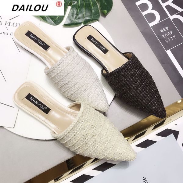 2021 neweuropean and american comfortable net red pointed toe woven low heel sandals and slippers mules flat women half slippers
2021 neweuropean and american comfortable net red pointed toe woven low heel sandals and slippers mules flat women half slippers