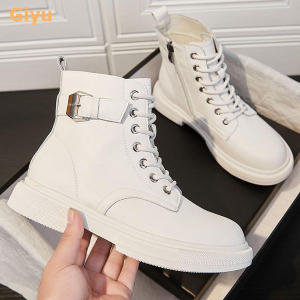 boots giyu brand design genuine leather 2021autumn women's shoes belt buckle zipper footwear cowhide motorcycle, Black
boots giyu brand design genuine leather 2021autumn women's shoes belt buckle zipper footwear cowhide motorcycle, Black
