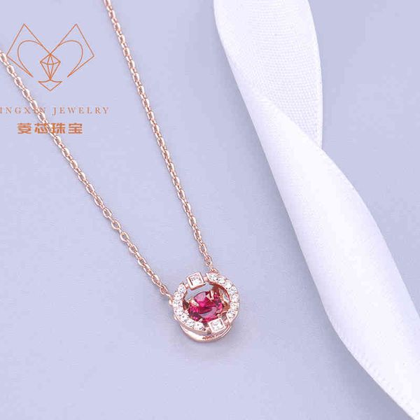 the new element high version smart necklace female beating heart crystal clavicle chain shi jia shang, Silver
the new element high version smart necklace female beating heart crystal clavicle chain shi jia shang, Silver