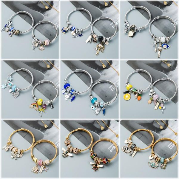 charm bracelets fashionable stainless steel diy animal flower fruit pendant small jewelry wire rope rhinestone adjustable cuff, Golden;silver
charm bracelets fashionable stainless steel diy animal flower fruit pendant small jewelry wire rope rhinestone adjustable cuff, Golden;silver