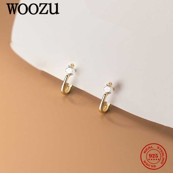 stud woozu 925 sterling silver geometric round cz zircon earrings for women personality gothic classic jewelry gift accessories, Golden;silver
stud woozu 925 sterling silver geometric round cz zircon earrings for women personality gothic classic jewelry gift accessories, Golden;silver