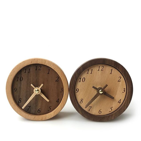 desk & table clocks creative fashion office bedroom beech black walnut wooden round silent small clock
desk & table clocks creative fashion office bedroom beech black walnut wooden round silent small clock