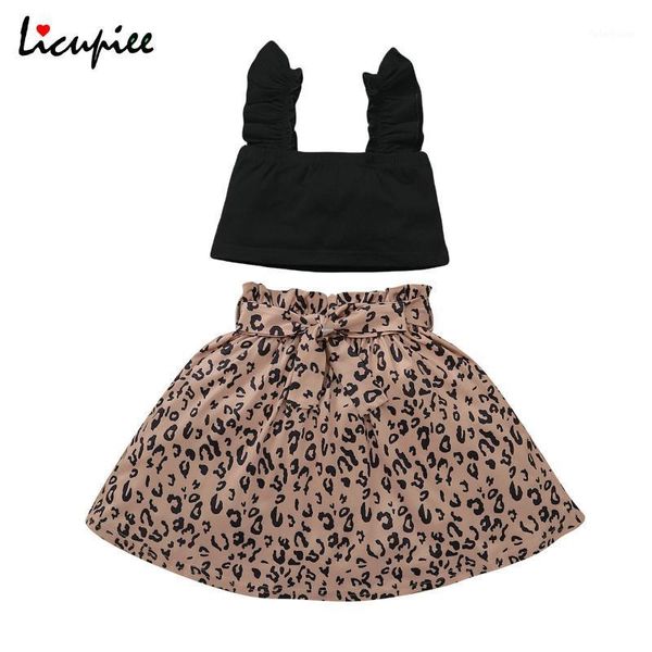 clothing sets 1-6 years baby toddler girl summer outfit solid ruffle spaghetti straps tank + high waist leopard skirt 2 pcs suits1, White
clothing sets 1-6 years baby toddler girl summer outfit solid ruffle spaghetti straps tank + high waist leopard skirt 2 pcs suits1, White
