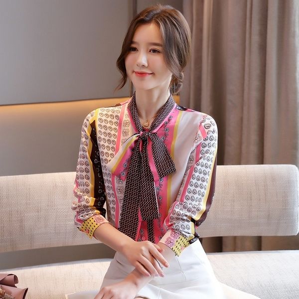 women's blouse with long sleeves striped shirts printed autumn fashion blouses 9dm6, Black
women's blouse with long sleeves striped shirts printed autumn fashion blouses 9dm6, Black