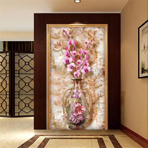 wallpapers custom 3d mural vase phalaenopsi vintage marble texture embossed porch corridor tv background self adhesive wallpaper waterproof
wallpapers custom 3d mural vase phalaenopsi vintage marble texture embossed porch corridor tv background self adhesive wallpaper waterproof