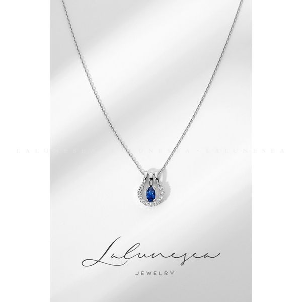 new zhemei s925 sterling silver gold plated necklace women's various wearing blue temperament pendant, versatile clavicle chain, Black
new zhemei s925 sterling silver gold plated necklace women's various wearing blue temperament pendant, versatile clavicle chain, Black