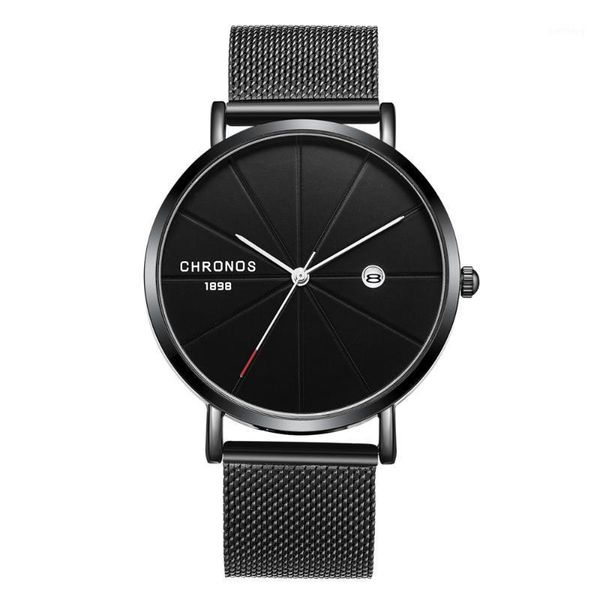 wristwatches men's silver black stainless steel business watch fashion waterproof quartz creative chronograph clock reloj, Slivery;brown
wristwatches men's silver black stainless steel business watch fashion waterproof quartz creative chronograph clock reloj, Slivery;brown